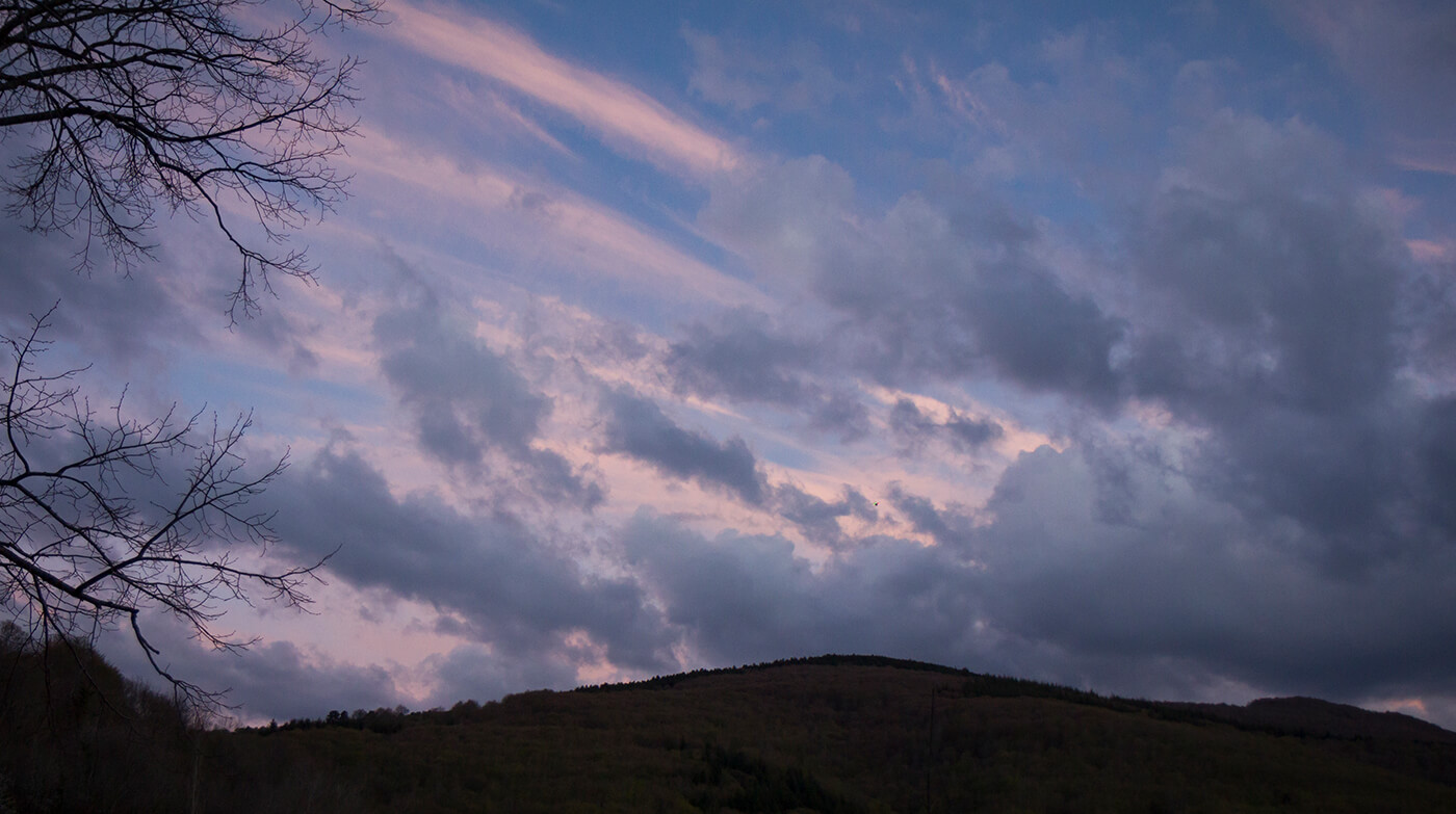 Los cielos de los viñedos de Ontañón en la Sierra de Yerga