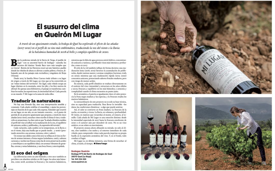 El susurro del clima en Mi Lugar: un reportaje apasionado en Mi Vino